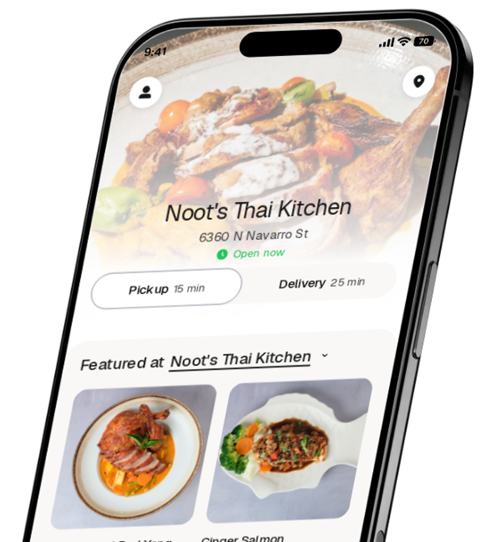Noot's Thai Kitchen app preview