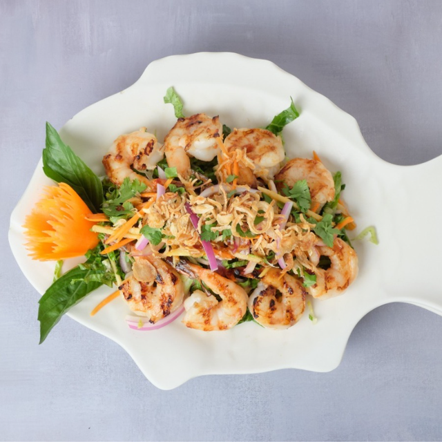 Lemongrass Shrimp Salad.